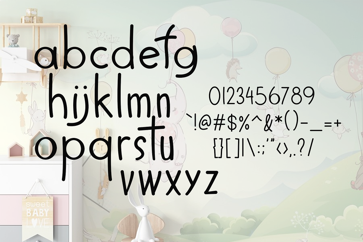 Bhother Kids- Handwritten Font, a Sans Serif Font by ivan_artnivora (Photo 2 of 4)