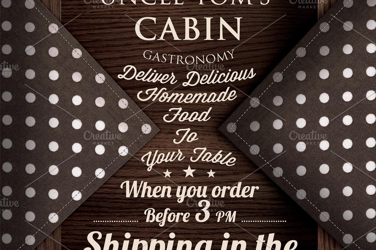 Food Delivery Flyer, a Flyer Template by CREATIVE DUDE (Photo 2 of 3)