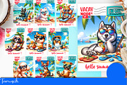 holiday dog breeds mega bundle, an Animal Illustration by TanuschArts (Thumbnail 13 of 24)