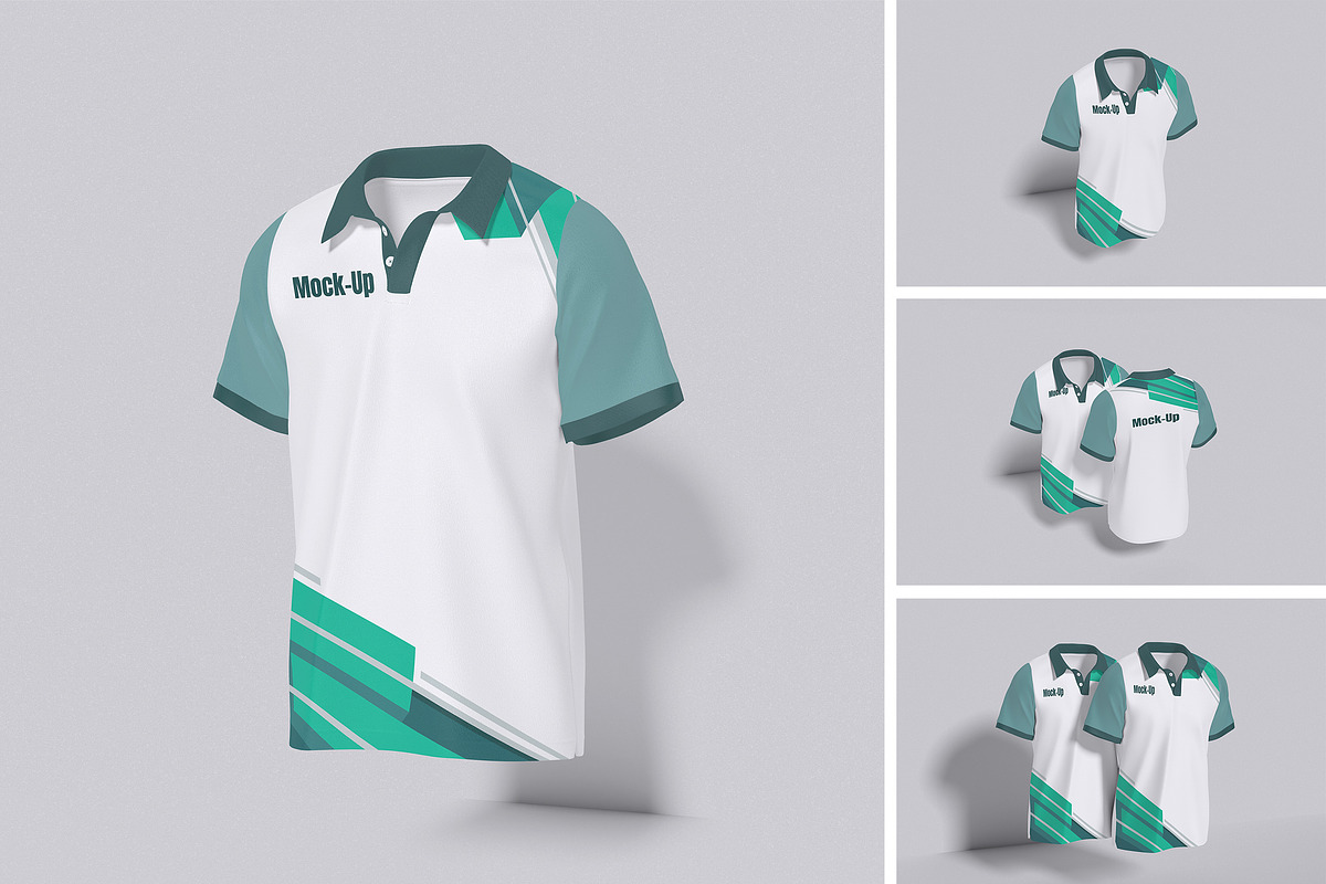 Polo T Shirt Mockup, a Shirt Mockup by xavier_studio (Photo 1 of 5)