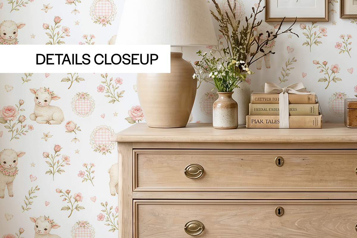 Farmhouse Wallpaper Mockup PSD, a Household Mockup by 1001 mockups (Photo 4 of 11)
