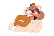 Fathers spend time with children set, a Person Illustration by Good Studio (Thumbnail 3 of 10)