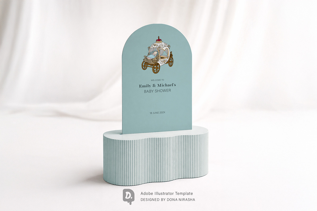 Baby Shower Welcome Board - 40, a Marketing Template by BloomToLife By Dona (Photo 1 of 5)
