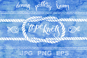 Marine rope and knots, a Pattern Graphic by maritime_m (Thumbnail 1 of 9)