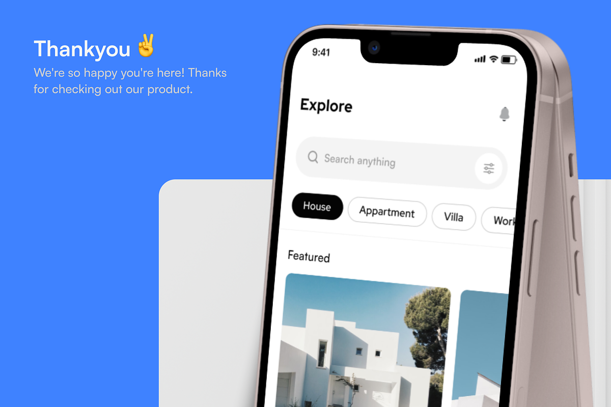 Realus - Real Estate App UI Kit, an UI Kit Template by restiyathena (Photo 6 of 6)