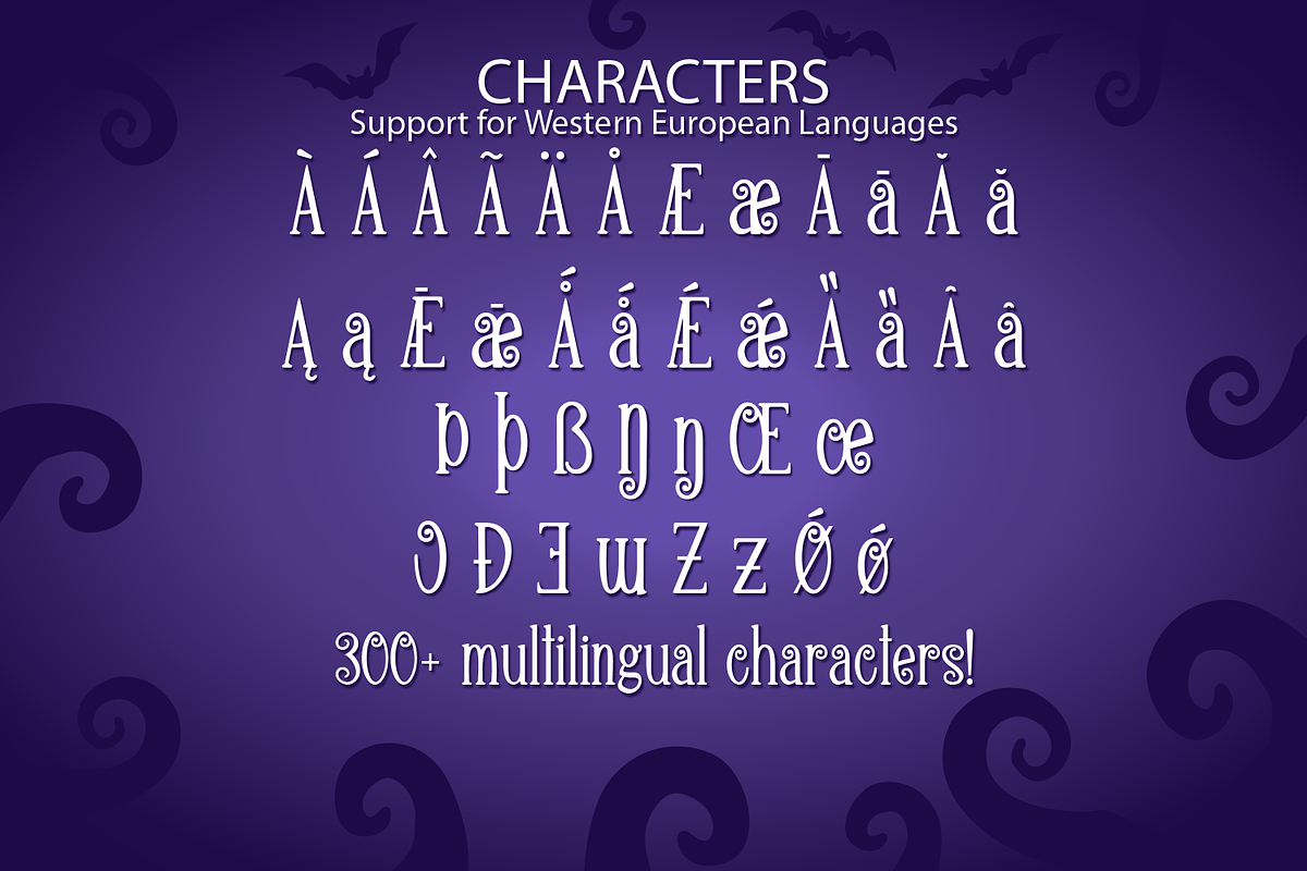 Black Cats and Witches Hats Font Duo, a Serif Font by Amber Nest Design (Photo 8 of 10)