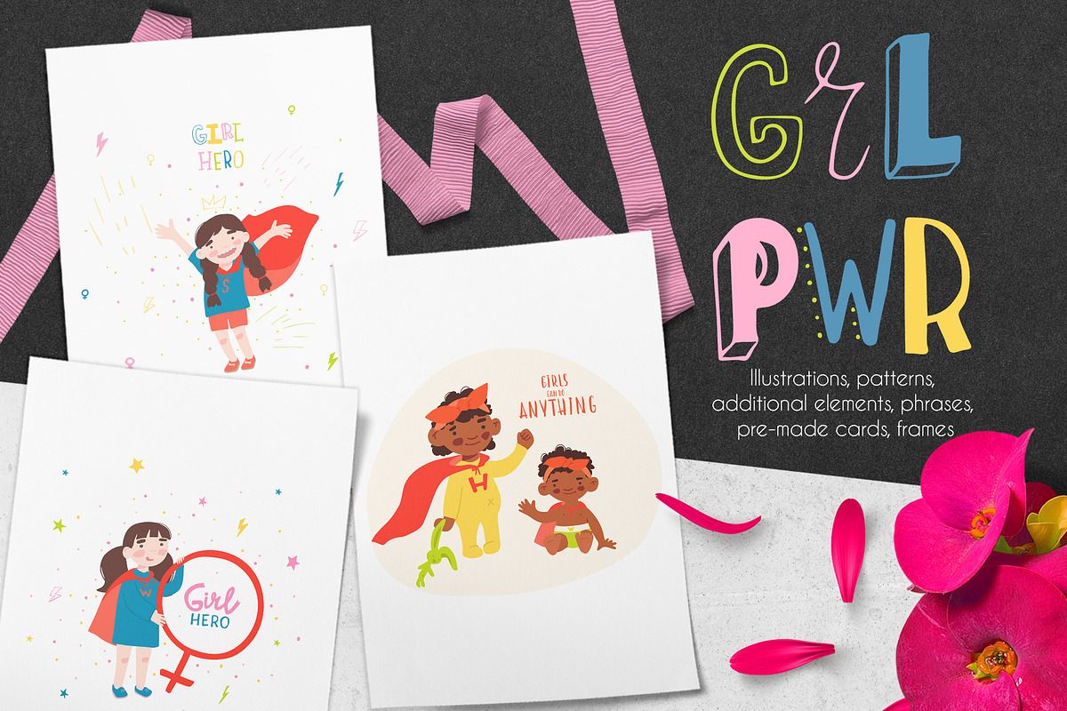 Girl power collection, an Illustration by Kate Art (Photo 1 of 9)