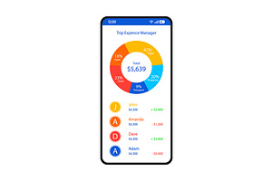 Travel Expense Tracker Interface