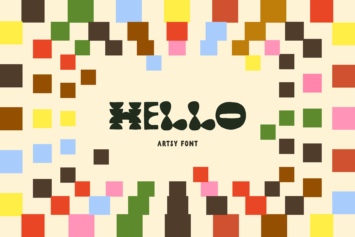 Artsy - Bold Hand-lettered Display, a Font by Studio Funshop by Kelli (Photo 10 of 11)