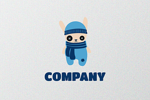 Cute Bunny Rabbit Logo