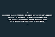 Rengoner Blacke, a Serif Font by QR Design Studio (Thumbnail 5 of 9)