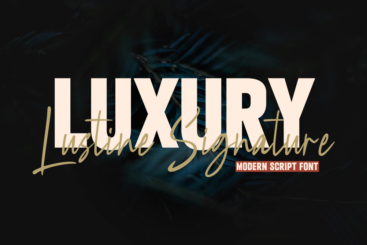 Lustine Signature – Modern Script, a Script Font by kangfont Studio (Photo 6 of 8)