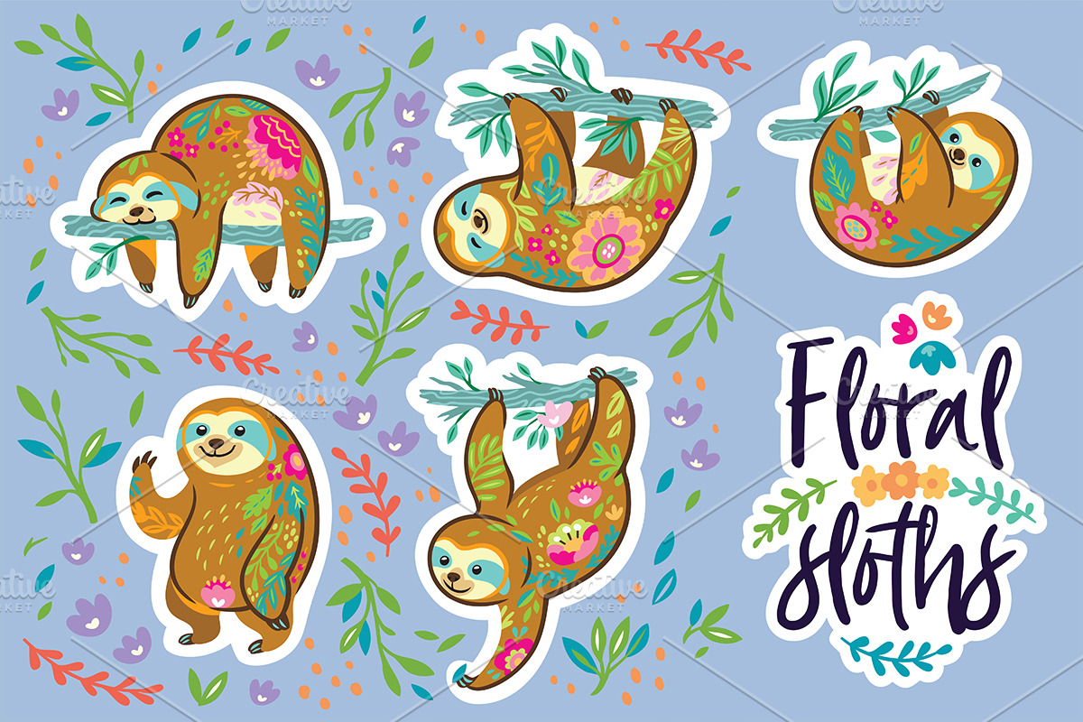 Big Sticker Bundle #2, an Animal Illustration by PenguinHouse (Photo 3 of 16)