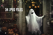 Haunted Halloween Backgrounds, a Seasonal Illustration by pictures for you (Thumbnail 2 of 17)