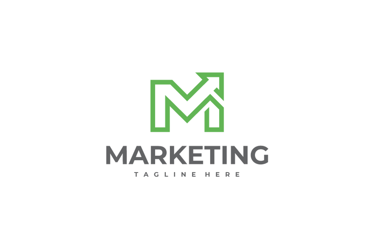 Marketing Initial Letter M Logo, a Branding & Logo Template by yopie (Photo 1 of 3)