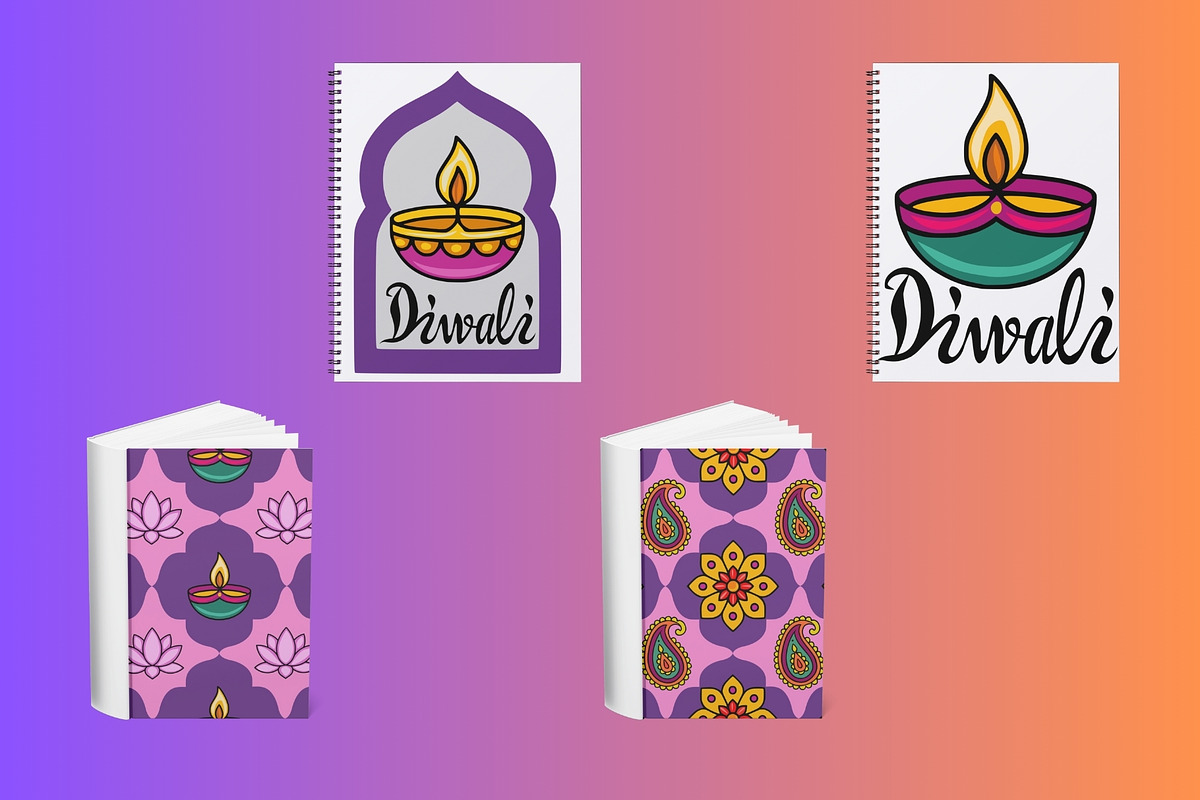 Happy Diwali: Festival of Lights, a Seasonal Illustration by Elatedowl (Photo 9 of 17)