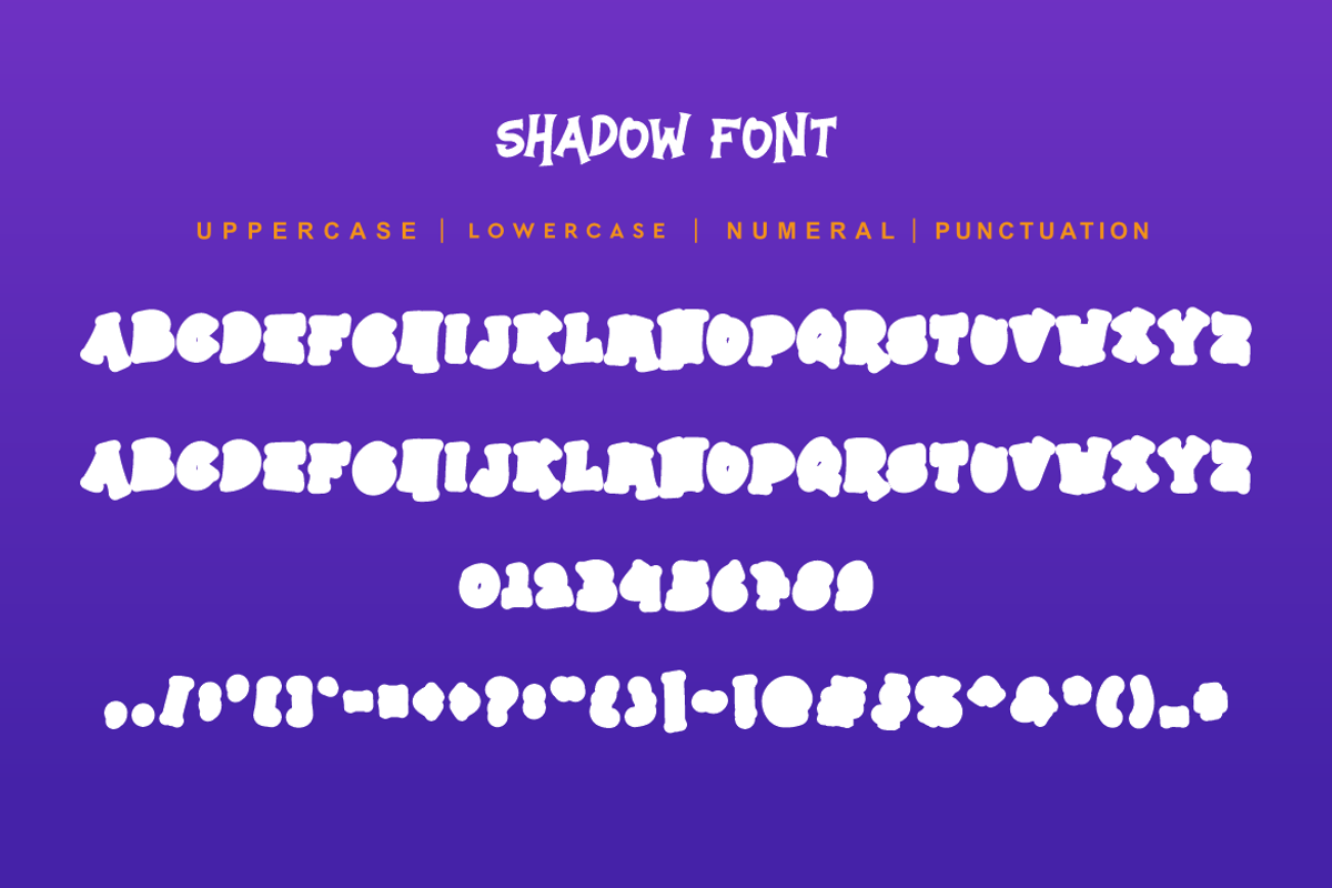 Costume Halloween Font, a Handwritten Font by QR Design Studio (Photo 7 of 8)