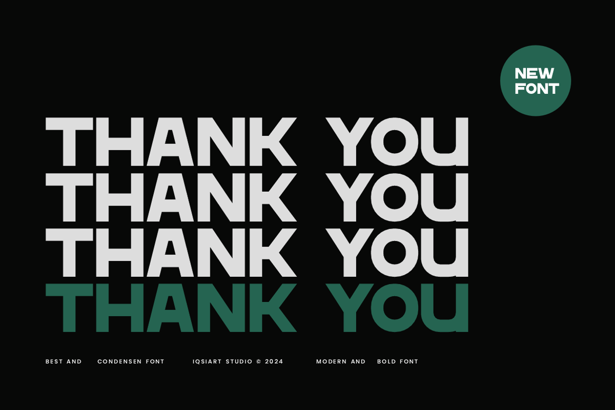 Oshtera - Condensed Font, a Sans Serif Font by Iqsiart Studio (Photo 5 of 7)
