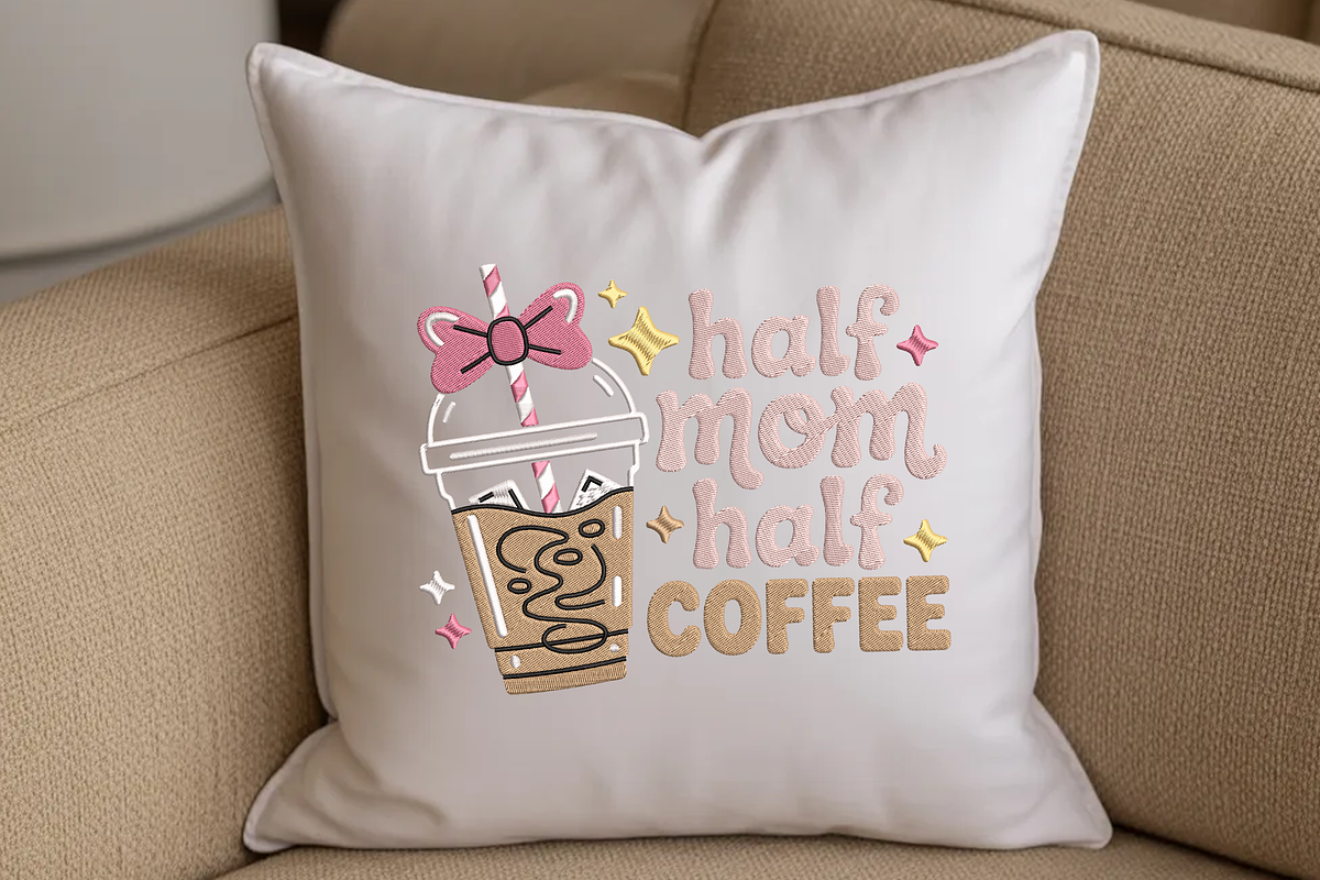 Half Mom Half CoffeeIce Latte Design, an Illustration by Moss Rose (Photo 3 of 3)