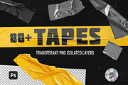 Tapes pack HQ 80+ items, an Object Graphic by DSGN HUB (Thumbnail 1 of 5)
