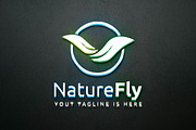 Circle Leaves Wings Flying Logo, a Branding & Logo Template by jongcreative (Thumbnail 2 of 4)