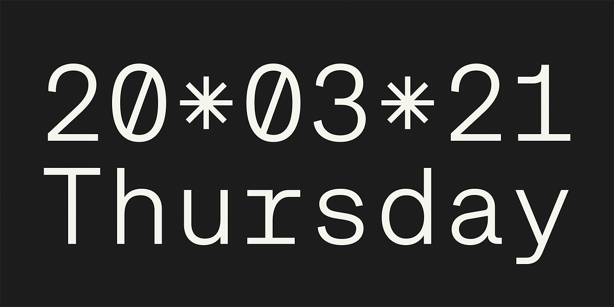 Approach Mono, a Sans Serif Font by Emtype Foundry (Photo 2 of 15)