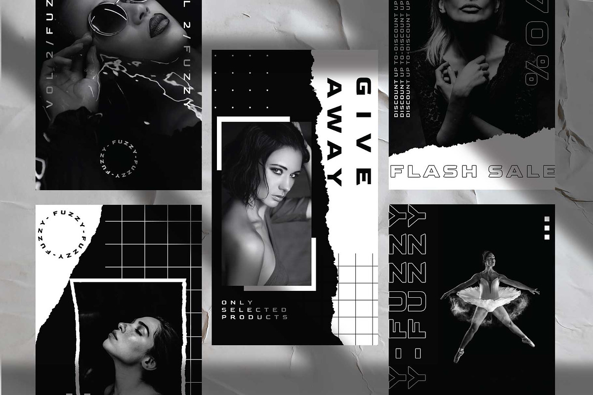 FUZZY Instagram Template, a Social Media Template by Compaq_Creative (Photo 11 of 11)