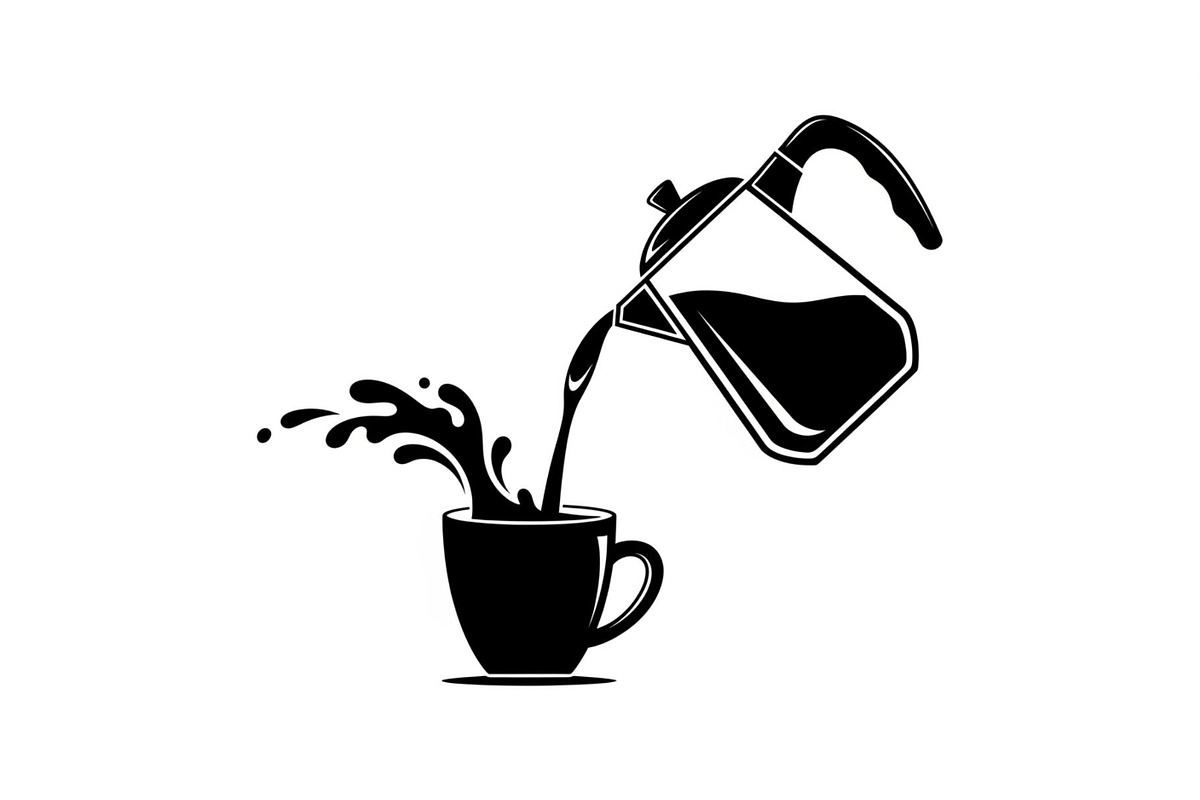 Pour Over Coffee Cup Silhouette Bund, an Illustration by Designs_River (Photo 23 of 31)