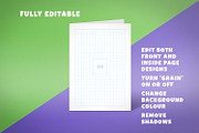 A5 Greetings Card Bi-fold Mock Up, a Print Template by Little Type Factory (Thumbnail 3 of 8)
