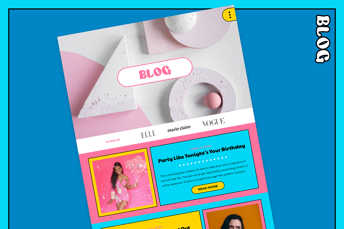 DoReMi Showit Website Template, a Websites & App Template by Flat Icons (Photo 9 of 10)