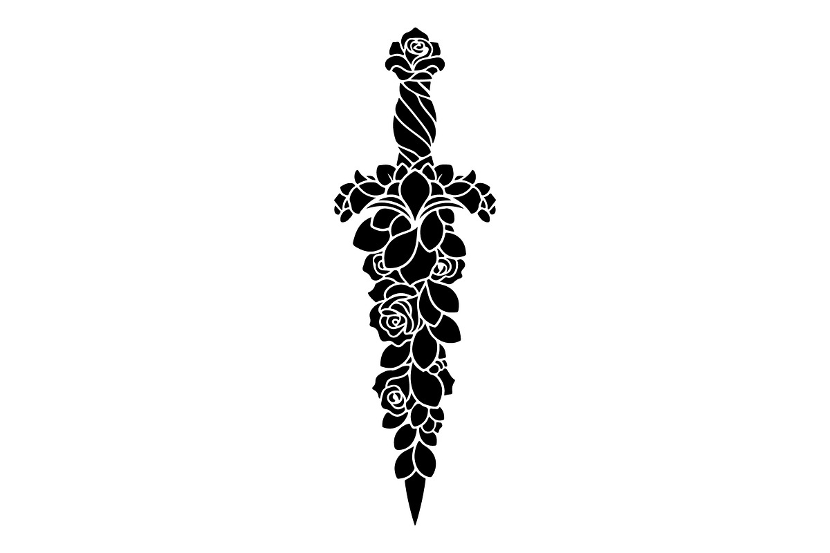 Ornamental Dagger Silhouette Bundle, an Object Illustration by Gaye Art (Photo 3 of 31)