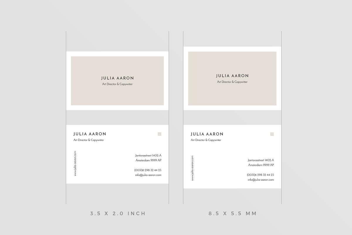 Aaron Business Card, a Business Card Template by Ruben Stom (Photo 5 of 5)