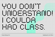 Enigma | Display Font, a Sans Serif Font by Typefool's Shop (Thumbnail 5 of 8)
