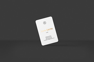 8.5x5.5 Business Card Mockup