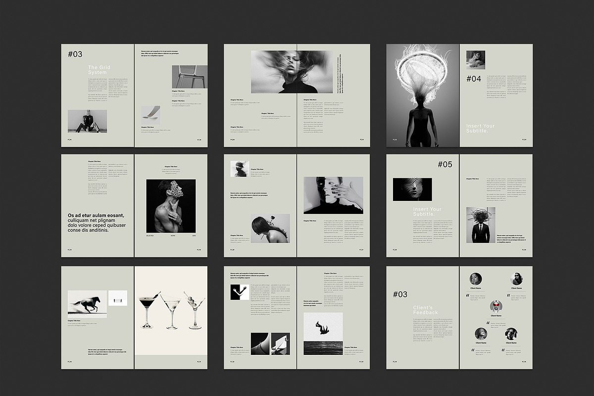 Book Title Layout Design Template, a Brochure Template by NorthPeak (Photo 16 of 16)