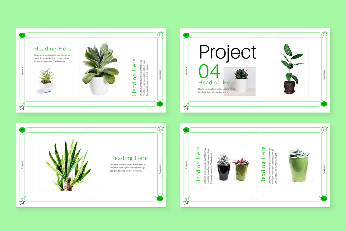 Botanical Presentation Layout, a Presentation Template by ContestDesign (Photo 4 of 5)