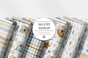 Sleepy Koalas – Pattern Collection