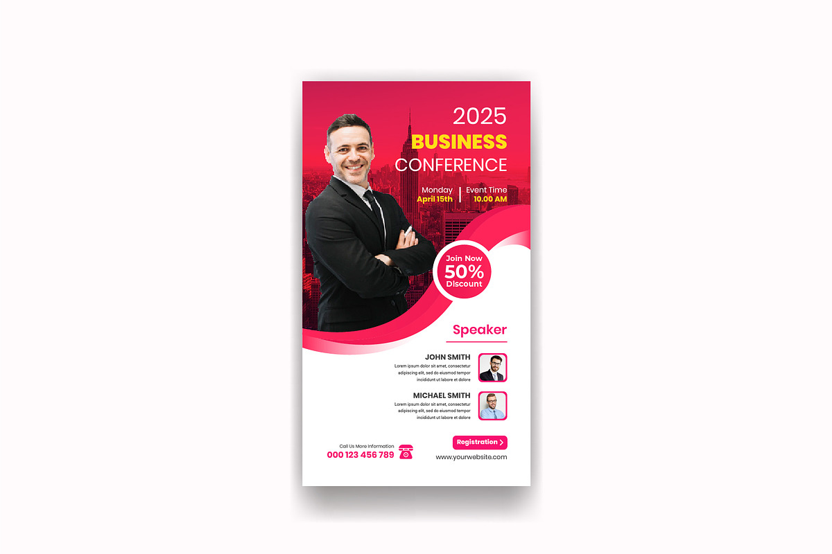 Business Conference Instagram Story, a Marketing Template by Mk_Studio (Photo 4 of 5)