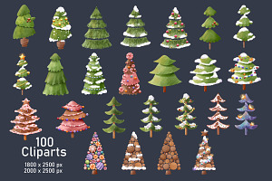 100 Beautiful Christmas Trees