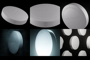 3D Tablet Pill Mockup