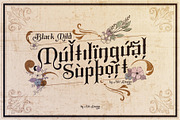 Black Mild Typeface, a Blackletter Font by alit design (Thumbnail 3 of 15)
