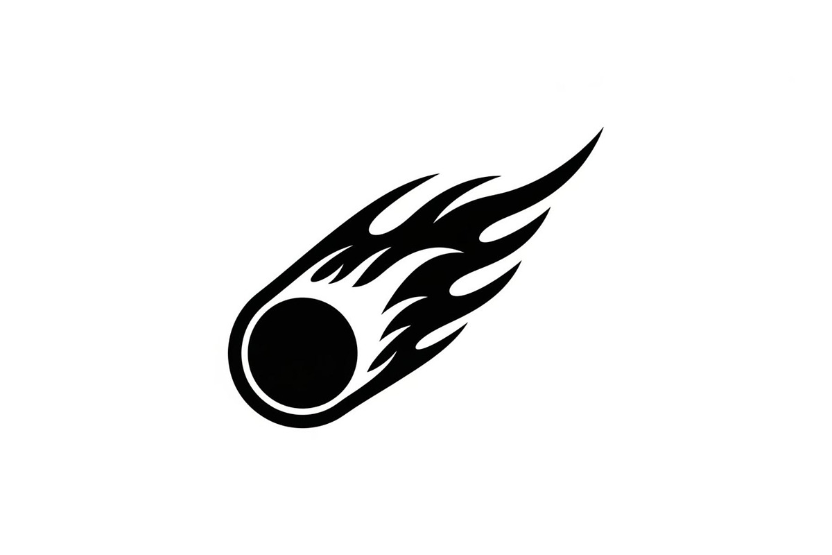 Fire Meteor Comet Silhouette Bundle, an Illustration by Designs_River (Photo 50 of 51)