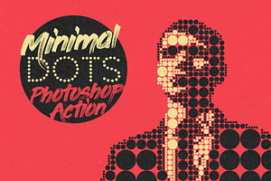 Minimal Dots Photoshop Action