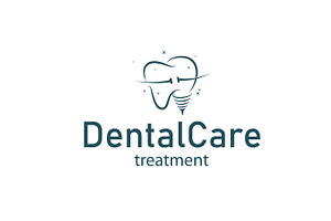Minimalist Dental Care Logo Modern, a Branding & Logo Template by Maylianaw28