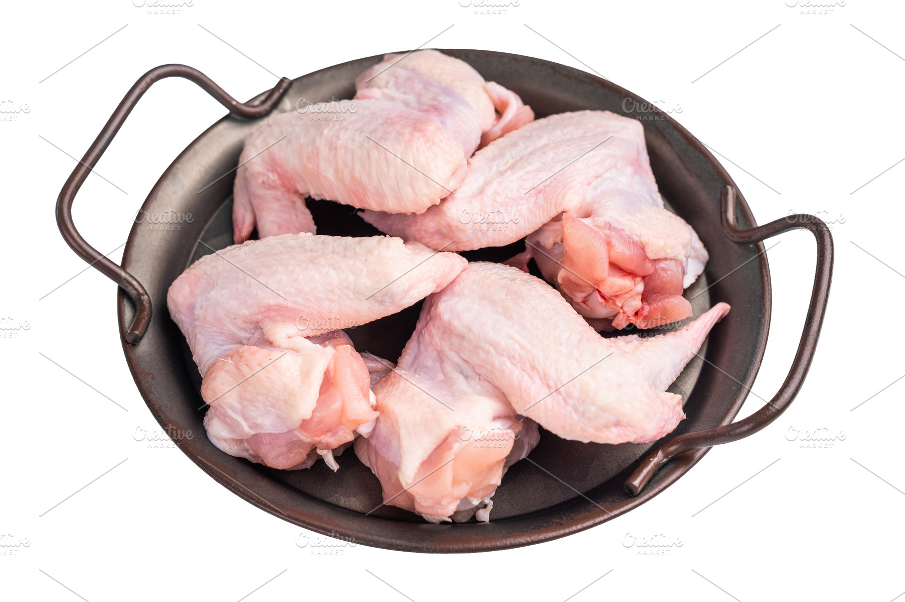 Pristine raw poultry wings, waiting to be seasoned and transfor, a Food & Drink Photo by composter-box@mail.ru