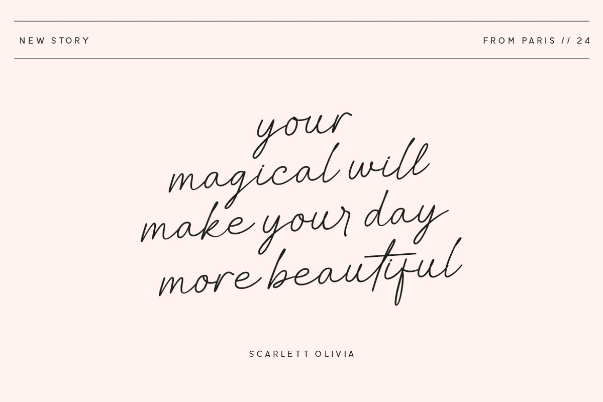 Hilton Fontain | Handwritten Font, a Handwritten Font by Burhan Afif (Photo 2 of 10)