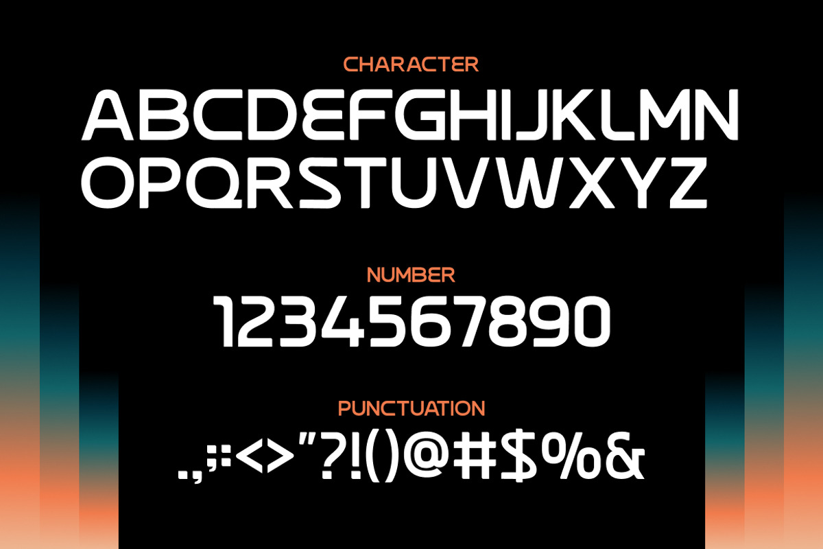 Neo Vector Futuristic Minimal Font, a Sans Serif Font by Rasio Studio (Photo 2 of 7)