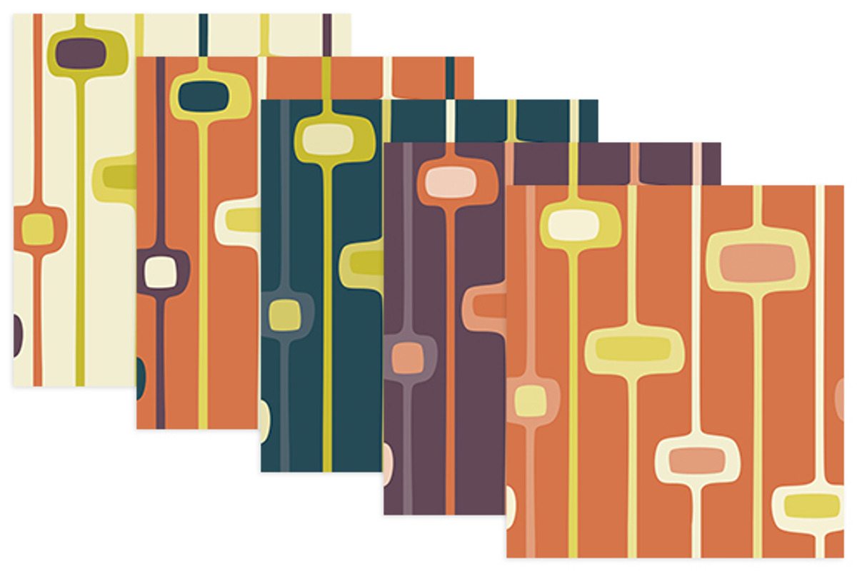 Atomic Patterns Pack 5, a Pattern Graphic by Ariel Tyndell Design (Photo 2 of 2)
