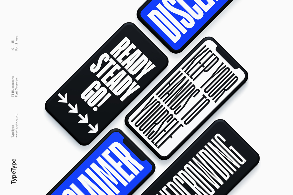 TT Bluescreens, a Sans Serif Font by TypeType (Photo 10 of 15)