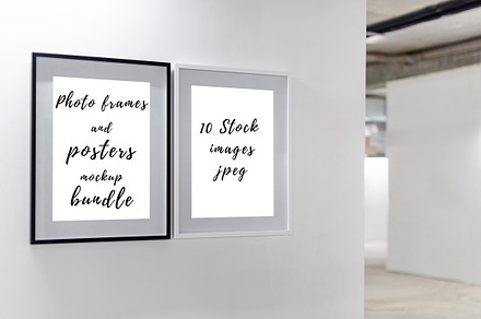 Photo frame and poster mockups